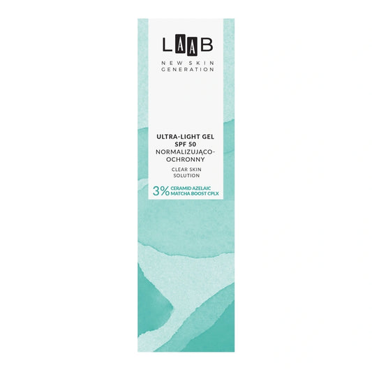 AA LAAB Ultra-Light Gel normalizuojantis - apsauginis SPF 50 40 ml