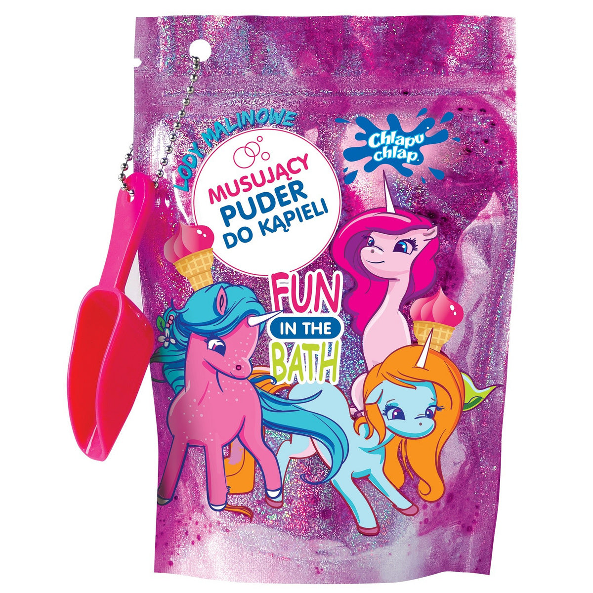 CHLAPU CHLAP Vonios pudra - Aviečių ledai 150g