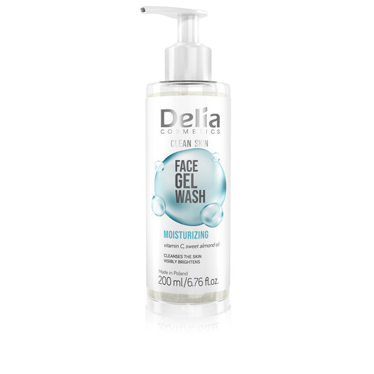 DELIA Clean Skin Drėkinamasis valomasis gelis 200 ml