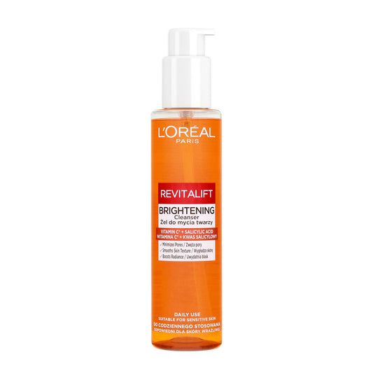 LOREAL Revitalift Veido valymo gelis su Vitaminu C ir Salicilo rūgštimi 150 ml