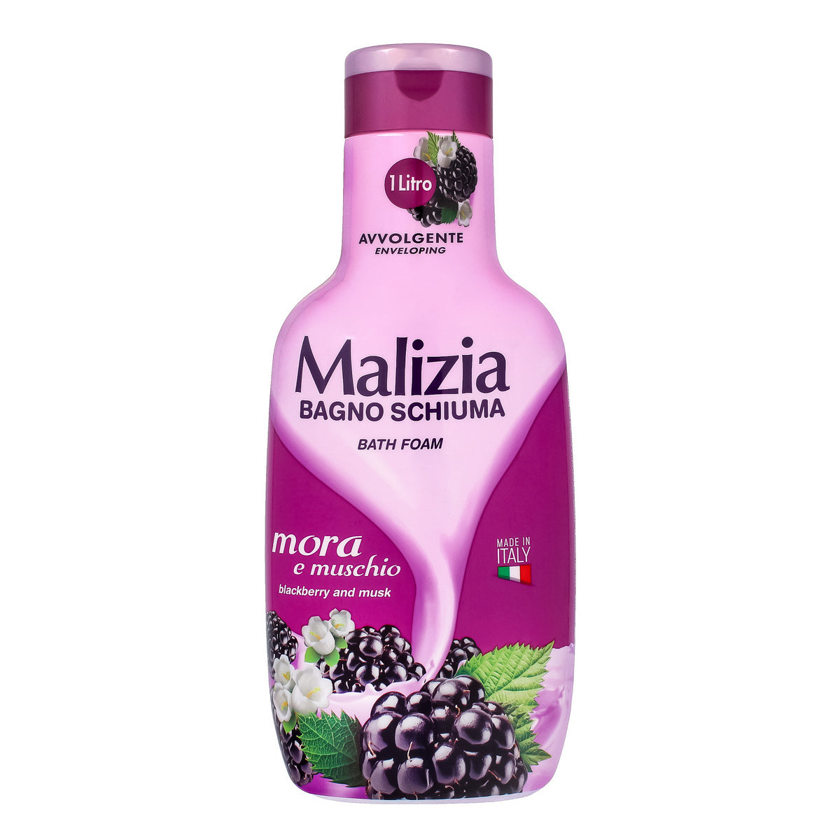 MALIZIA Vonios skystis Avietė ir Muskusas 1000 ml