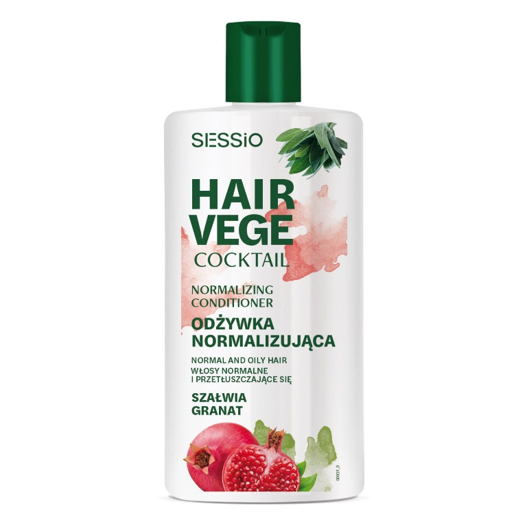 CHANTAL Sessio Hair Vege Normalizuojanti kondicionierius plaukams - Šalavijas ir Granatas 300 ml