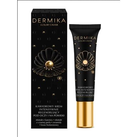 Dermika Luxury Caviar Kremas intensyviai regeneruojantis paakiams ir vokams 15ml