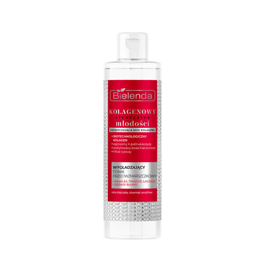 BIELENDA Kolageninis jaunystės stimuliatorius Drėkinamasis tonikas nuo raukšlių 200 ml