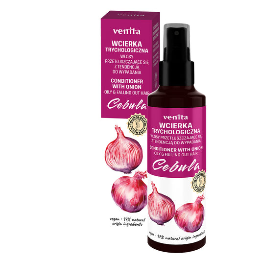 VENITA Trichologinė formulė Cebula - riebaluotiems plaukams su tendencija išslinkti 100ml