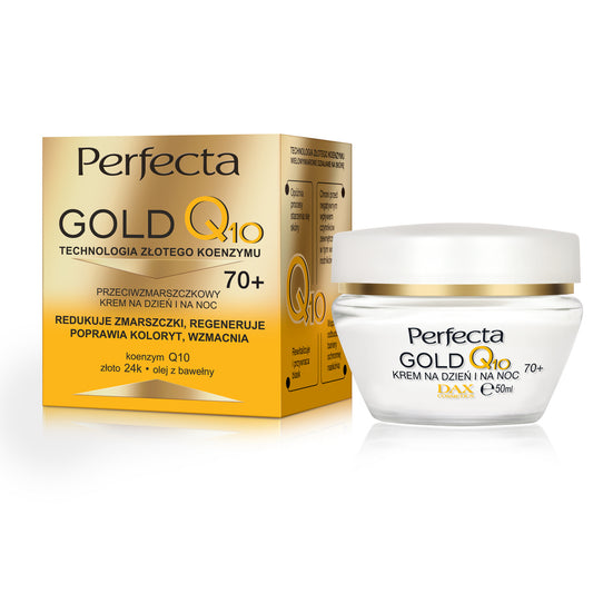 PERFECTA Gold Q10 70+ Kremas nuo raukšlių dienai ir nakčiai 50 ml