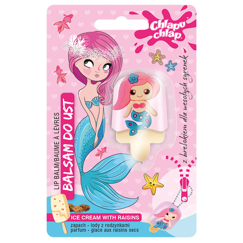 CHLAPU CHLAP Blizgės lūpoms Syrenka - ledai su razinomis 1 vnt