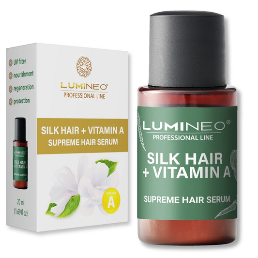 LUMINEO Professional Line Serum plaukams su Šilku ir Vitaminu A 20 ml