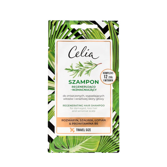 Celia Regeneruojantis - stiprinantis šampūnas 10ml - maišelis
