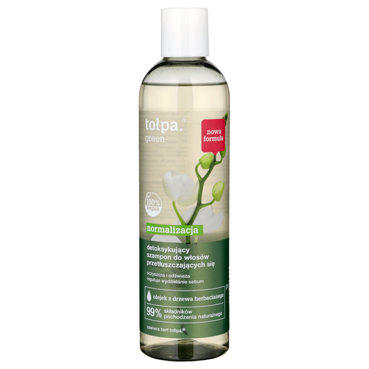 TOŁPA Green Normalizacija Detoksikuojantis šampūnas riebaluojantiems plaukams 300 ml