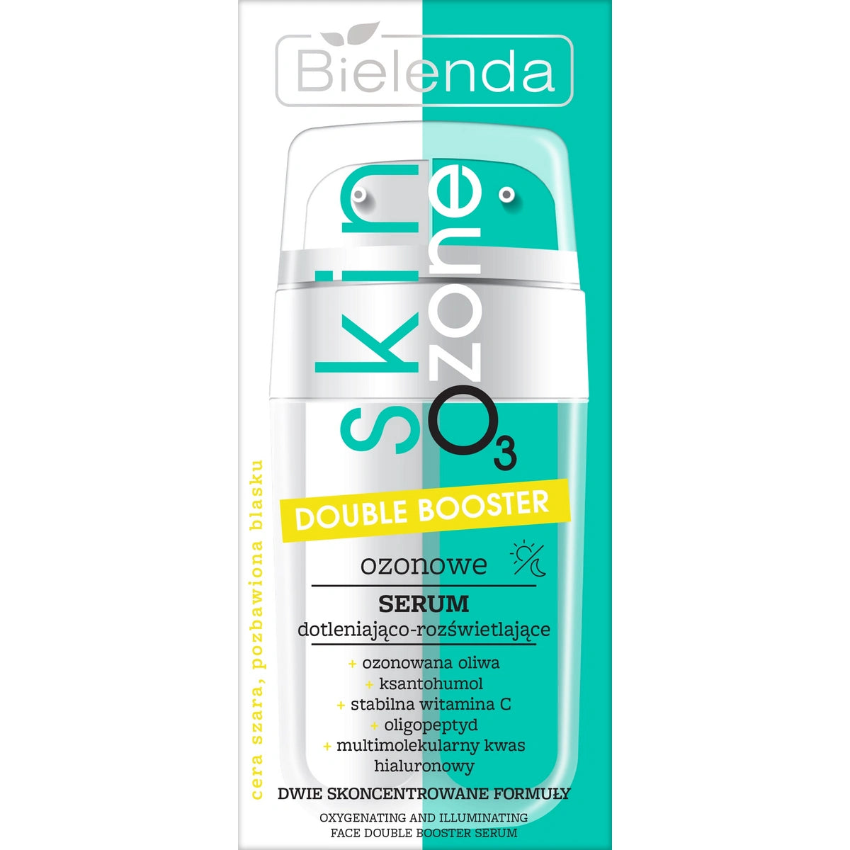BIELENDA Skin O3 Zone Double booster Serum deguonies suteikiantis - šviesinantis 2 x 7,5 ml
