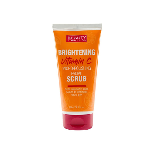 Beauty Formulas Brightening Vitamin C Šviesinantis veido šveitiklis su Vitaminu C 150ml