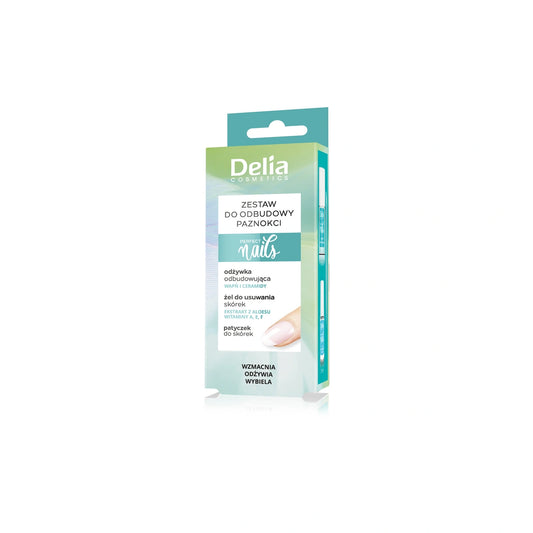 DELIA Nagų atstatymo rinkinys - 11ml serumas + 5ml gelis + lazdelė