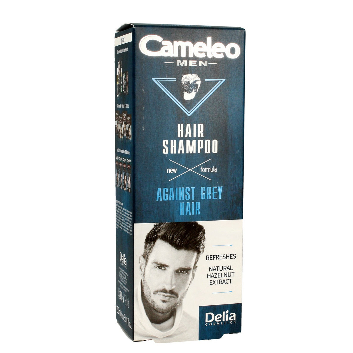 DELIA COSMETICS CAMELEO MEN Šampūnas, mažinantis žilimą, 150ml